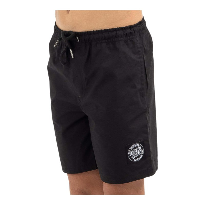 Santa Cruz Youth Cruzier Beach Short - Black