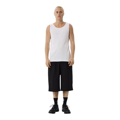 Afends Paramount Rib Singlet - White