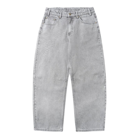 Butter Wide Cut Denim Jeans - Grey Wash
