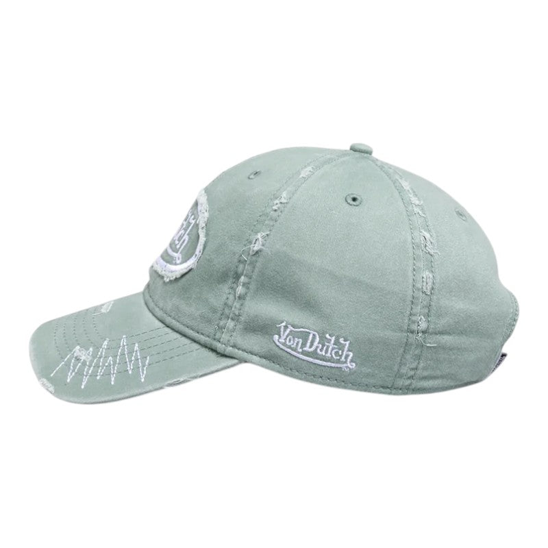 Von Dutch Chain Stitch Dad Cap - Sage
