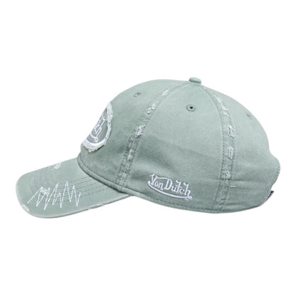 Von Dutch Chain Stitch Dad Cap - Sage