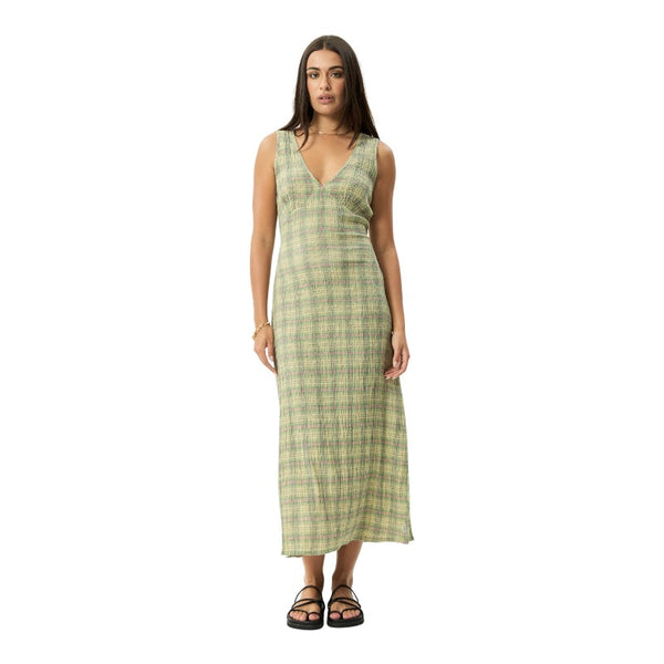 Afends Seersucker Maxi Dress