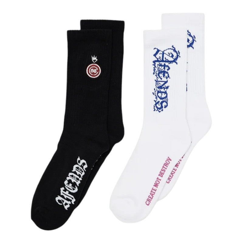 Afends Team Socks 2 Pack - Multi