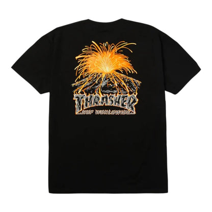Huf X Thrasher Meltdown Tee - Black