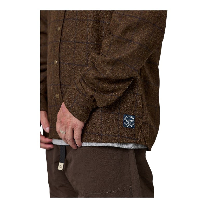 J.A.F Shoreman Snap Shirt - Brown Check