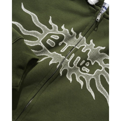Butter Solar Zip-Thru Hood - Army