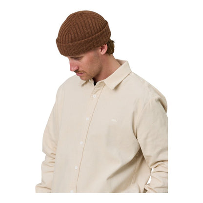 J.A.F Merino Skipper Beanie - Timber