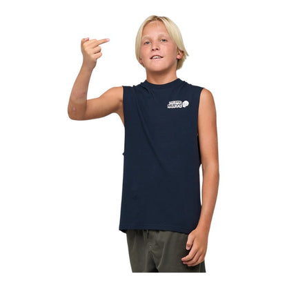 Mad Hueys Youth Frothing For More Muscle - Navy