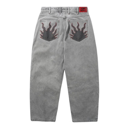Butter Solar Fade Denim Jeans - Grey Wash