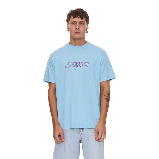 Thrills Supernova Nerch Fit Tee - Dalis Blue