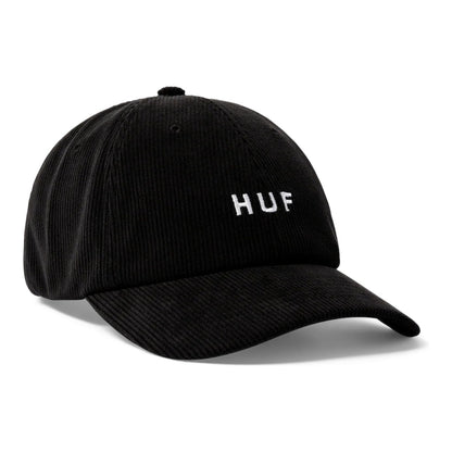 HUF OG Corduroy Panel Cap - Black