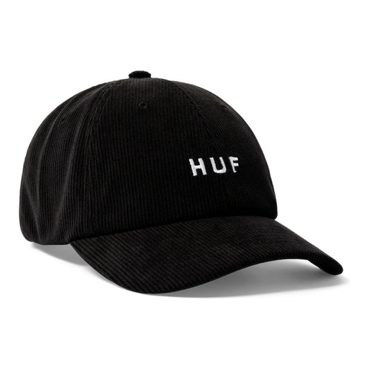 HUF OG Corduroy Panel Cap - Black