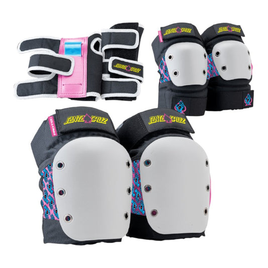 Protec Street Junior Pads 3 Pack - Santa Cruz