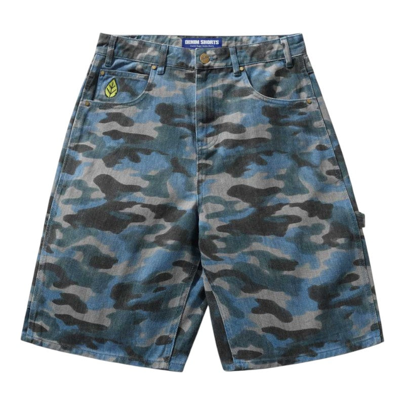 Butter Goods Weathergear Denim Shorts - Motion Camo