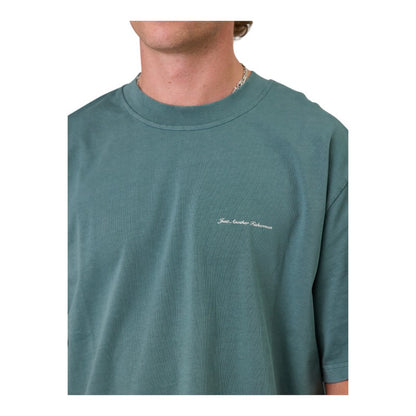 J.A.F Script Heavy Shore Tee - Dusk Pine