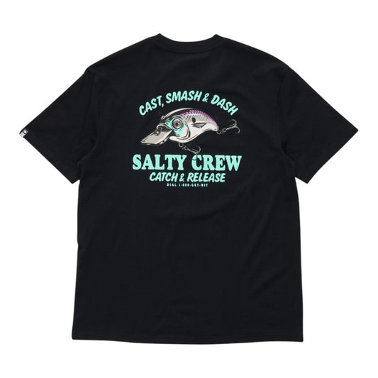 Salty Crew Cast Life Tee - Black