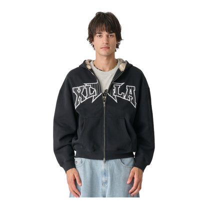 XLarge LA Star Gorilla Fit Zip Hood - Black