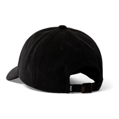 HUF OG Corduroy Panel Cap - Black