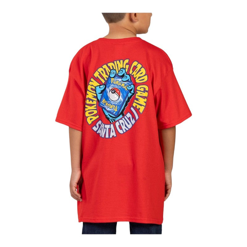 Santa Cruz Pokemon TCG Hand T-Shirt - Red