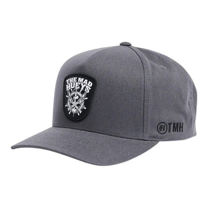 Mad Hueys Ship Wheel Beers Snapback - Charcoal