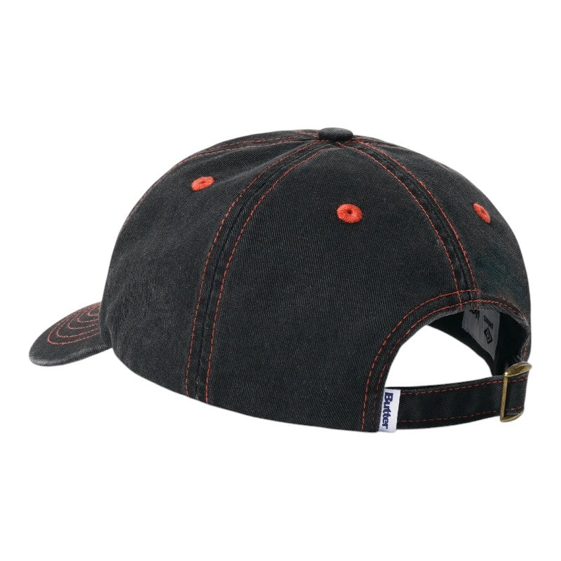 Butter Goods X Umbro Diamond Logo 6 Panel Cap - Washed Black