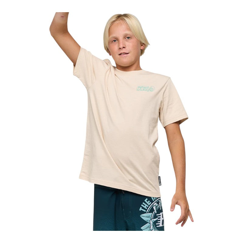 Mad Hueys Youth Frothing For More Tee - Cement