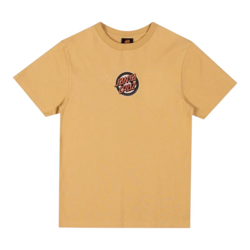 Santa Cruz Youth Roskopp Screaming Centre Tee - Tan
