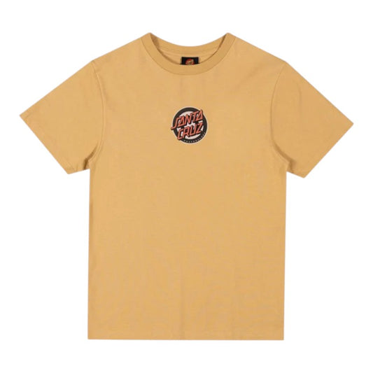 Santa Cruz Youth Roskopp Screaming Centre Tee - Tan