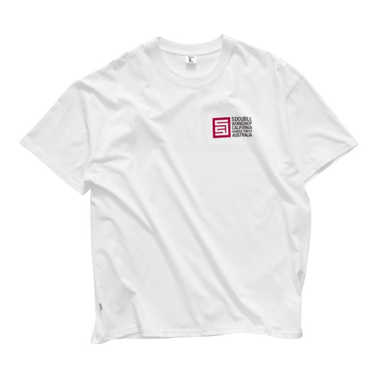 SDouble City Cube Tee - White