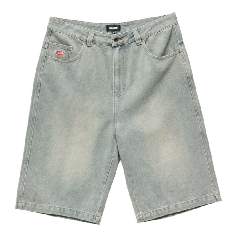 Xlarge Baggy Bull Denim 91 Short - Stained Blue