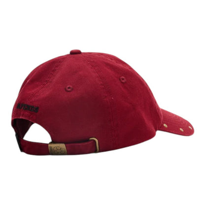 Afends Hard Luck Panelled Cap - Burn Red