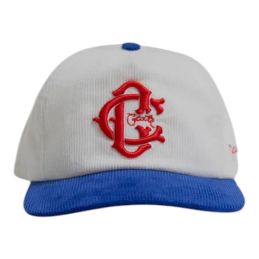 Crate Monogram Cord Snapback - White/Blue