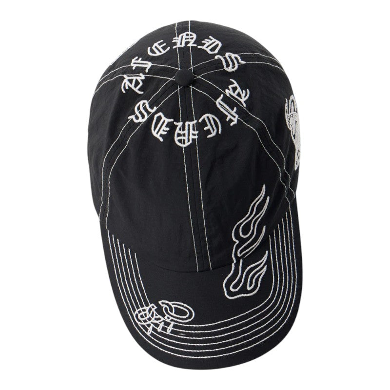 Afends Motor Six Panel Cap - Black