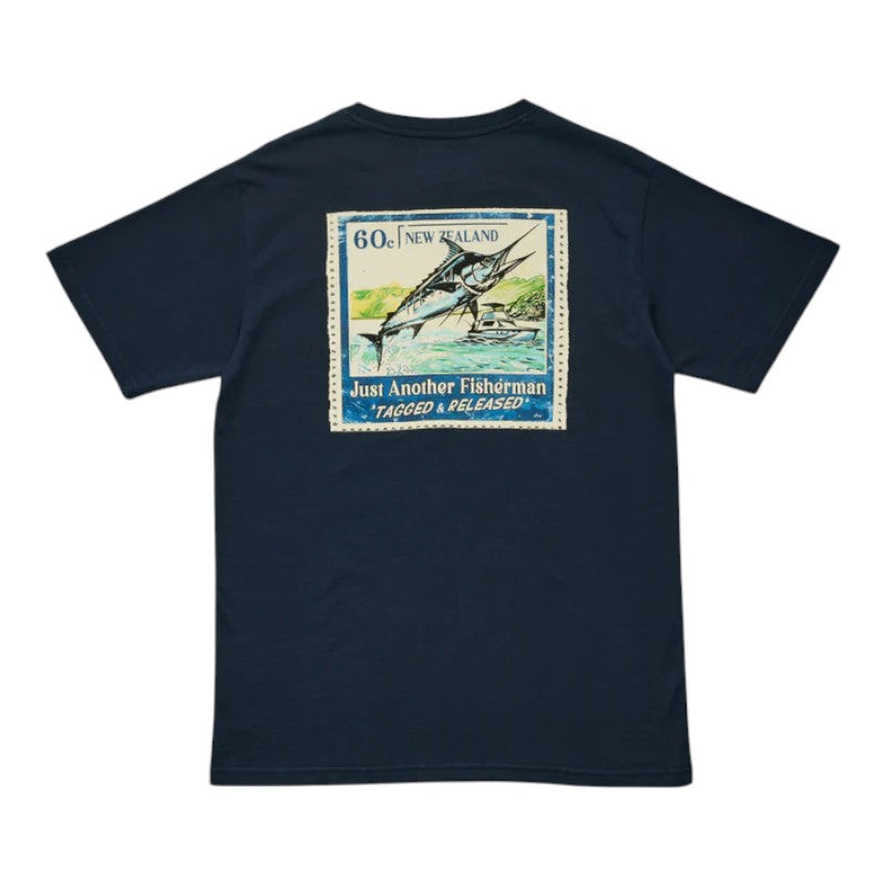 J.A.F Tagged & Released Sea Tee - Navy