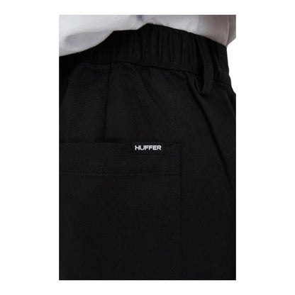 Huffer Pleated Baggy Shorts - Black