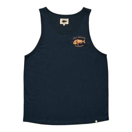 J.A.F Snapper Singlet - Navy