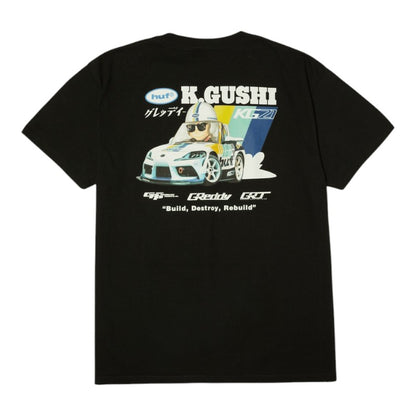 Huf Greddy Gushi Tee - Black
