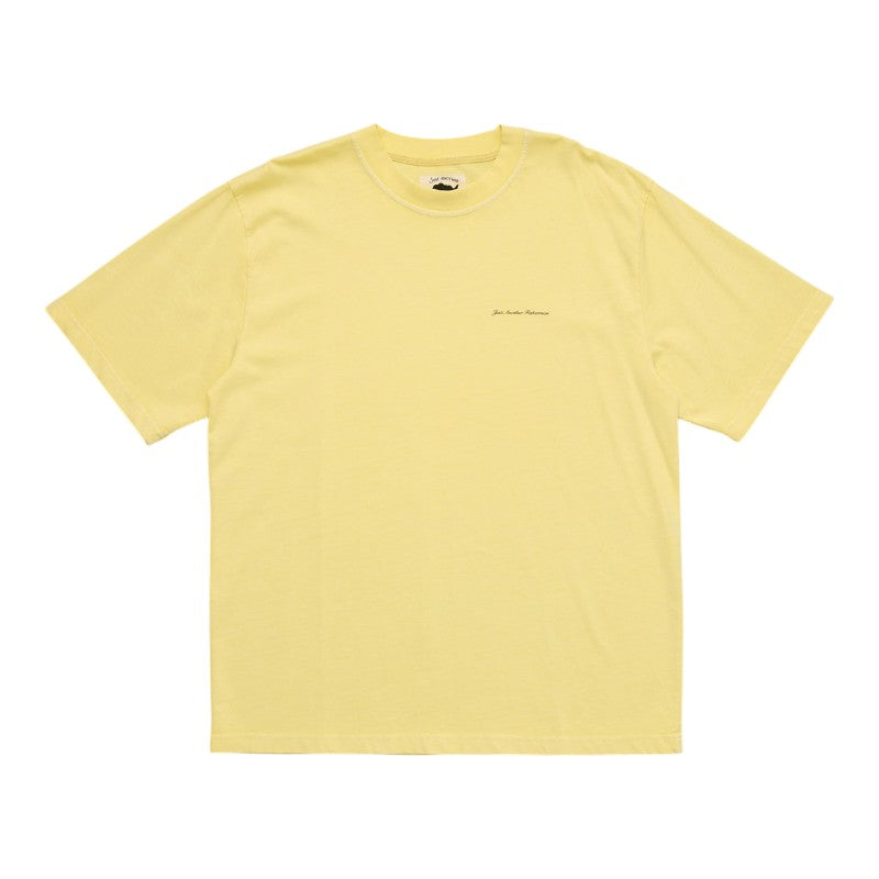 J.A.F Script Heavy Shore Tee - Dawn Yellow
