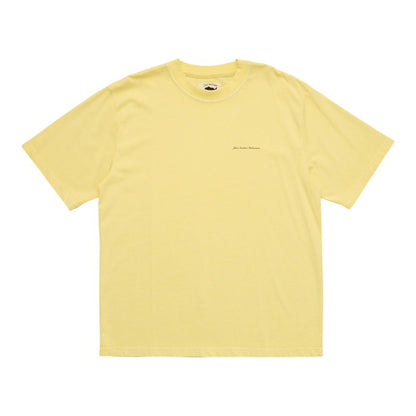 J.A.F Script Heavy Shore Tee - Dawn Yellow
