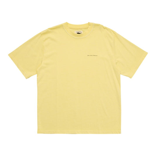 J.A.F Script Heavy Shore Tee - Dawn Yellow