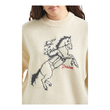Brixton Ranching Club Sweater - Whitecap