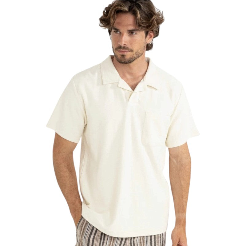 Rhythm Vintage Terry Polo - Natural