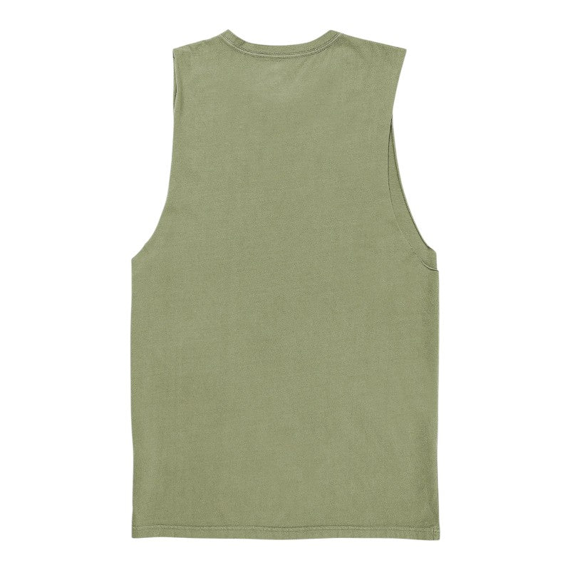 Volcom Wash Muscle Tee - Army Combo