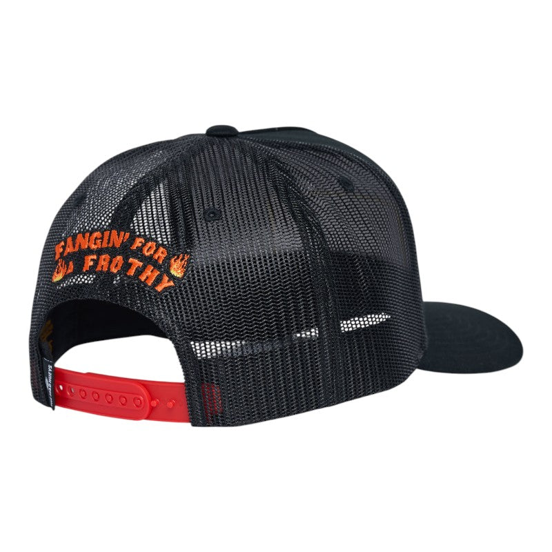 Mad Hueys Frothy Fanging Trucker - Black