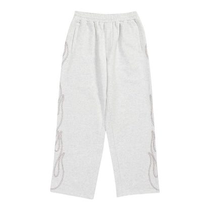 Butter Goods Flame Fleece Pants - Ash