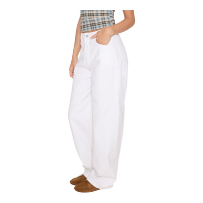 Thrills Sloane High Rise Barrel Jean - Whiteout