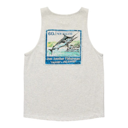 J.A.F Tagged & Released Singlet - Silver Marle
