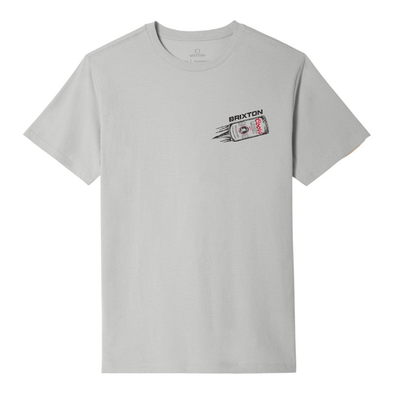 Brixton Coors Light Silver Speed Tee - Silver