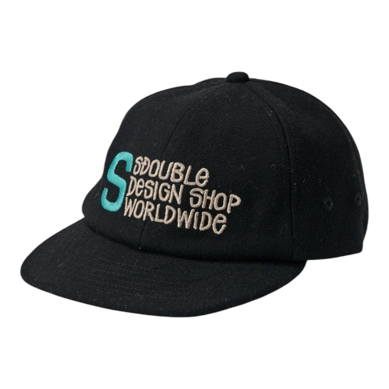 SDouble Wool Cap - Black
