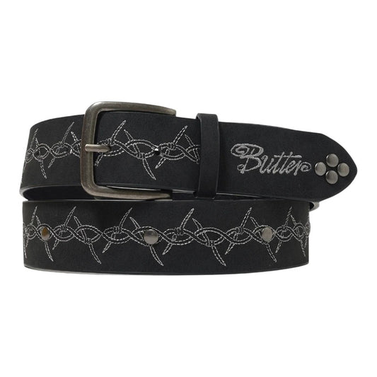 Butter Goods Barbed Wire Studded Belt - Black